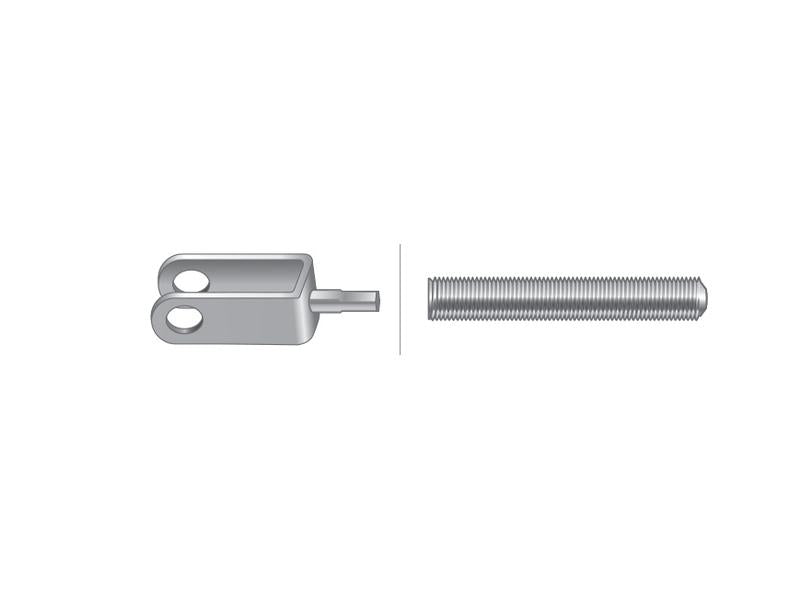Sparex Clutch Cable - Length: 1010mm, Outer cable length: 725mm. | S.103260 - Product Image 2