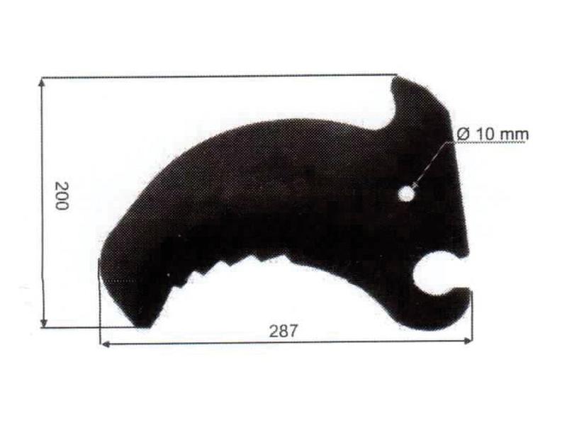 Sparex Baler Blade To fit as: 2793490 | S.104969 - Product Image 2