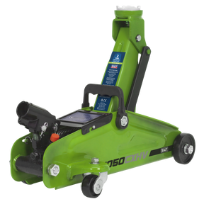 Trolley Jack 2tonne Short Chassis - Hi-Vis - 1050CXHV - Farming Parts