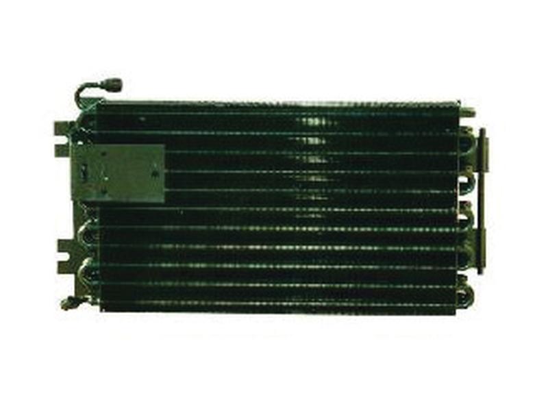 The Sparex Condenser (Part Number: S.106663) features four horizontal, closely spaced fins and side-connected tubing, along with a Sparex fitting inlet for optimal installation.