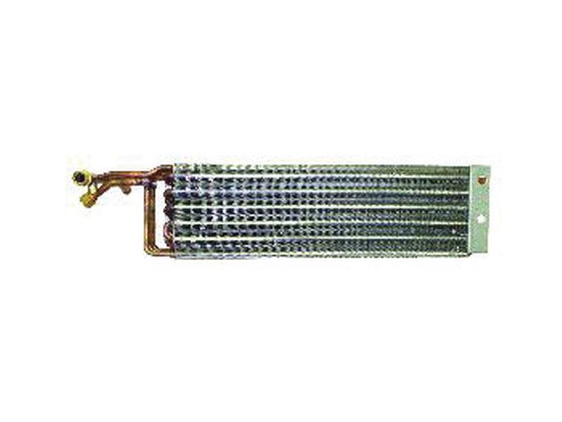 The Sparex Evaporator (Part Number: S.106740) is a metal heat exchanger featuring copper tubing, fins, and O-ring fittings designed for heating and cooling applications.