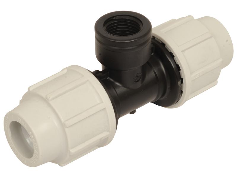 Sparex 90° Tee 20mm x 1/2 Threaded Female Offtake Water Fitting | S.106897