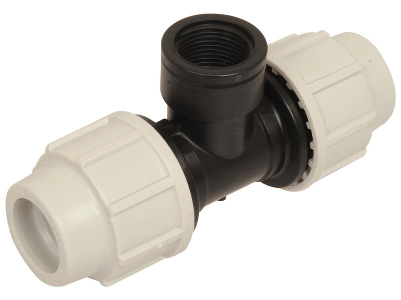 Sparex 90° Tee 25mm x 3/4 Threaded Female Water Connector | S.106898