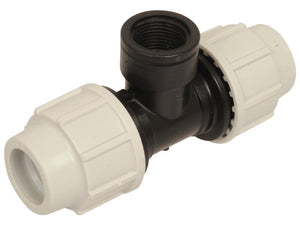 Sparex 90° Tee 25mm x 3/4 Threaded Female Water Connector | S.106898