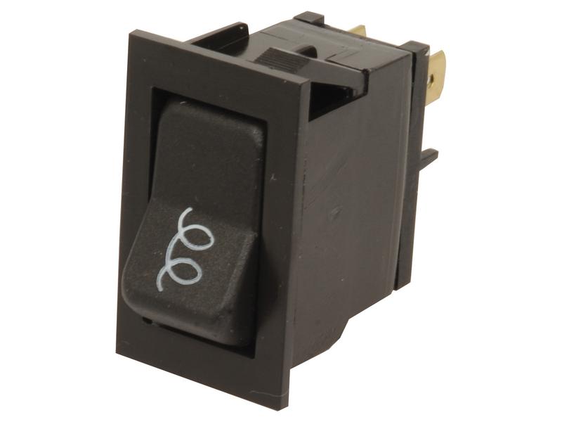 Sparex Glow Plug Switch 12V Durable 2-Position Rocker Control | S.107596