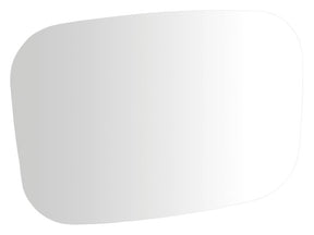 A Sparex Replacement Mirror Glass - Rectangular (Convex), measuring 314 x 224mm and featuring rounded corners, with a white background (Sparex Part Number: S.10782).