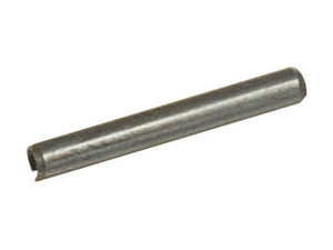 Close-up image of a Sparex Imperial Roll Pin, Ø1/16'' x 5/8'', with a notch near one end, conforming to DIN 1481 standards.