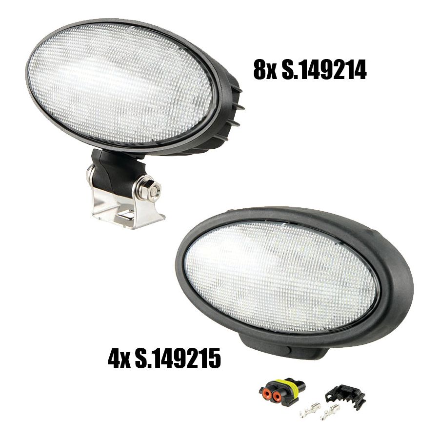 John Deere R & M Series LED Workight Kit - 12 Lights