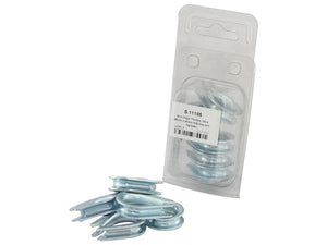 Sparex Agripak 6 pcs. Wire Rope Thimble 5 x 40mm Heavy-Duty Set | S.11185