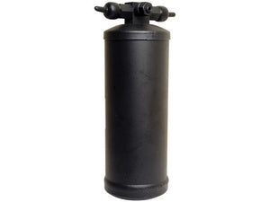 A cylindrical black metal container with a knob and twin horizontal handles at the top, often found in Sparex catalogs alongside related products, is identified as the Filter Drier by Sparex, Part Number S.111970.