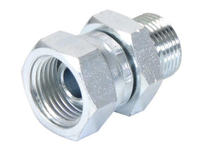Sparex Hydraulic Adaptor M20 x 1.50 Metric Male x 1/2'' BSP Swivel Female | S.11210 - Product Image 1
