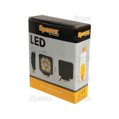 Sparex LED Work Light, 2500 Lumens Raw, Flood Beam, 10-30V | S.112523