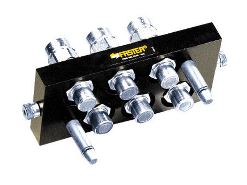 Faster Multiport Coupling 6-Port 3/8" Body 1/2" BSP - Sparex Part S.112621
