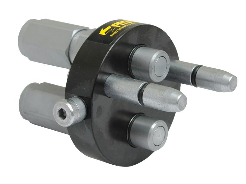 Faster 2-Port Hydraulic Multiport Coupling 3/8" X 1/2" BSP - Sparex Part S.112636