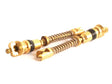 Two metallic brass Truck Valve Core (Long) components from Sparex with black rings and spring mechanisms; one component appears disassembled. Each item is identified under the tariff code 8481900090 for Tip Top parts, carrying the Sparex Part Number S.115219 as an alternative to S.31451.