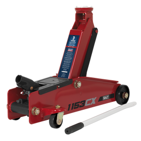 Trolley Jack 3 Tonne Long Reach Heavy-Duty - 1153CX - Farming Parts
