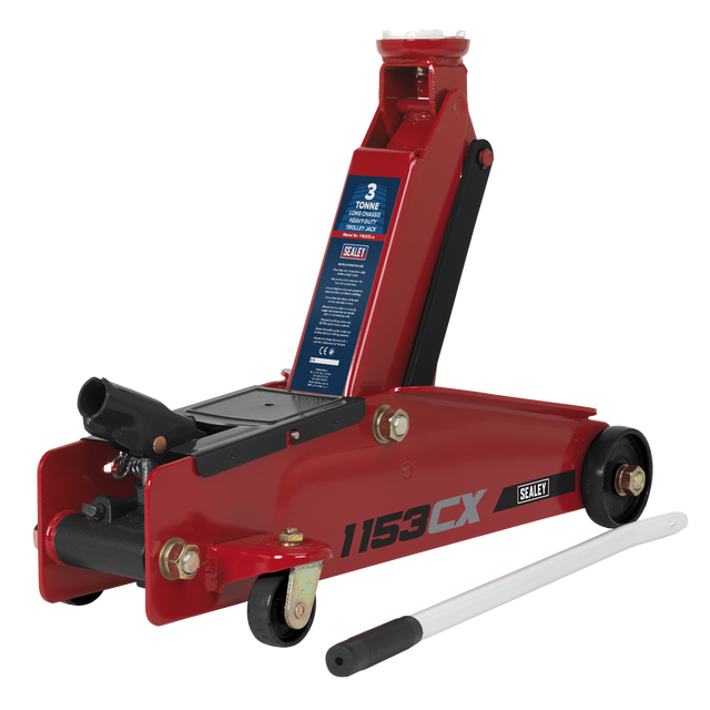 Trolley Jack 3 Tonne Long Reach Heavy-Duty - 1153CX - Farming Parts