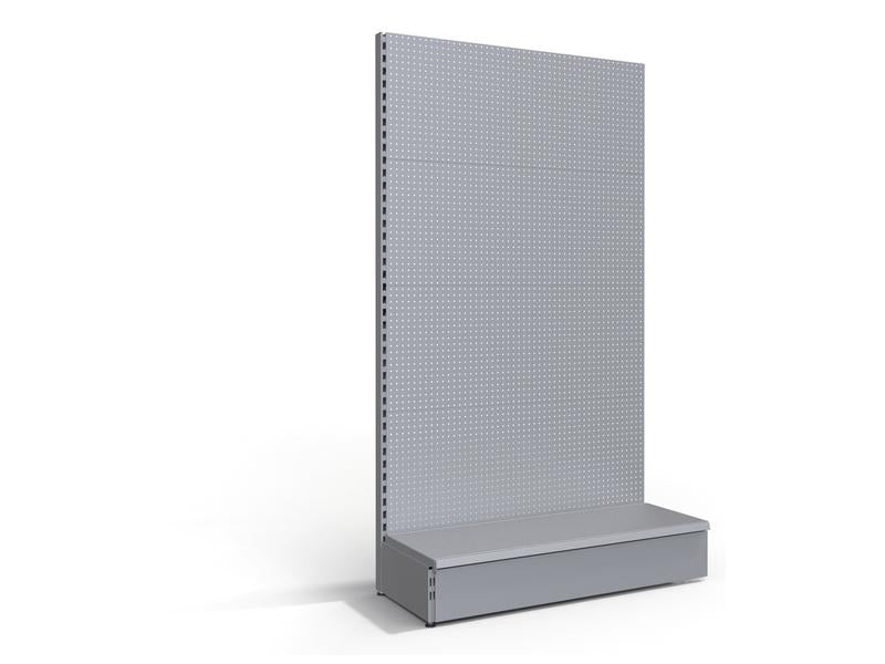 Sparex | Full Height Run-On Display Unit - Single Face - 1 x 2.2m - Silver
