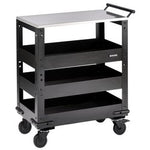 Bunker® 3 Tier Trolley With Pull Handle And Stainless Steel Worktop, 714Mm | B400-3Tcr/Ss