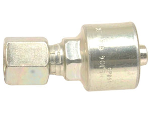 A Sparex Gates JIC 37° Hose Insert, measuring 1/2'' x 7/8'' with a female straight swivel connection, featuring the reliable MegaCrimp® design (Sparex Part Number: S.116195).