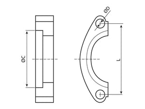 Dicsa SAE Split Flange 1'' x 48.41mm (6000psi) | S.116975 - Product Image 3
