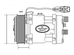Denso Compressor (10S17C) [BRANDSAVE] | S.118213 - Product Image 3