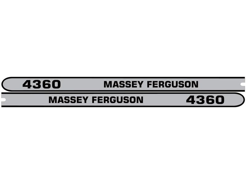 Decal Set - Massey Ferguson 4360 - Sparex Part No. S.118325