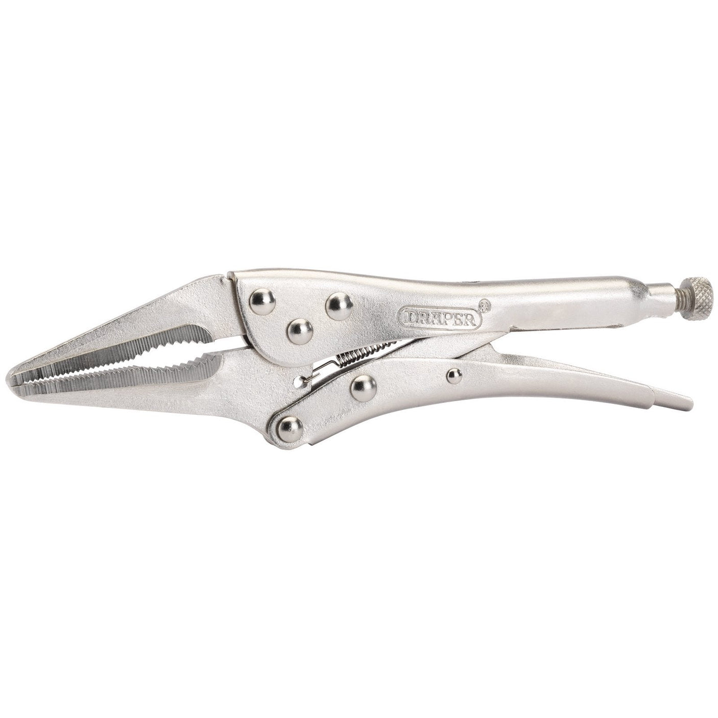 Draper Long Nose Self Grip Pliers, 230mm - 9009 - Farming Parts