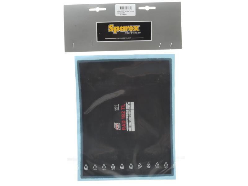Repair Patch - Radial (182TL) 185 x 240mm | Sparex Part Number: S.119676