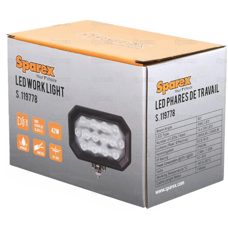 Fendt Com 3 LED Work Light Kit Complete for 400/700/800 Series Tractors