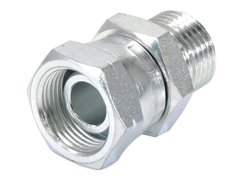 Hydraulic Adaptor 1/2'' BSP Male x M22x1.50 Metric Swivel Female | Sparex Part No.S.11978