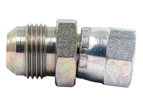Sparex Hydraulic Adaptor 7/8'' JIC Male x 3/4'' JIC Swivel Female | S.12002 - Product Image 1