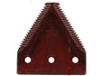 Schumacher Knife section - over serrated - 79.8x76x2.7mm - Hole Ø6.5mm - Hole centres 52.4mm - Replacement forCase, New Holland | S.12010540 - Product Image 1