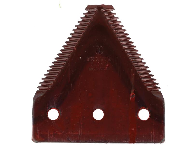 Schumacher Knife section - over serrated - 79.8x76x2.7mm - Hole Ø6.5mm - Hole centres 52.4mm - Replacement forCase, New Holland | S.12010540 - Product Image 1