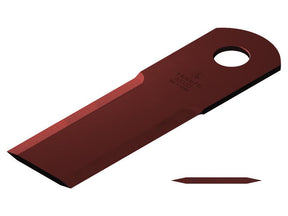 Schumacher Straw Chopper Blade - Static, 195 x 50 x 3mm (Hole Ø: 12mm) | S.12010650 - Product Image 1