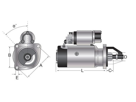 Mahle Starter Motor - 12V, 2.7Kw (Mahle) [BRANDSAVE] | S.12012380 - Product Image 1