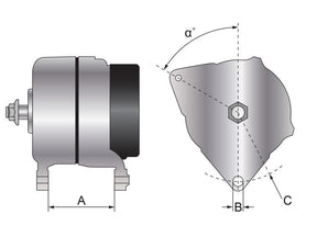 Sparex Alternator (Mahle) - 14V, 85 Amps [BRANDSAVE] | S.12013120 - Product Image 1