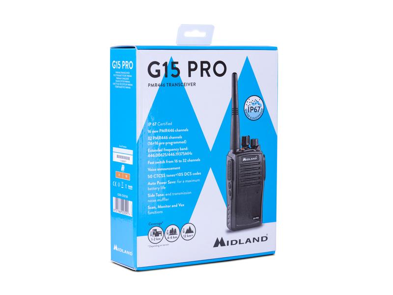 Midland G15 Pro Two Way Radio | S.12018500 - Product Image 2