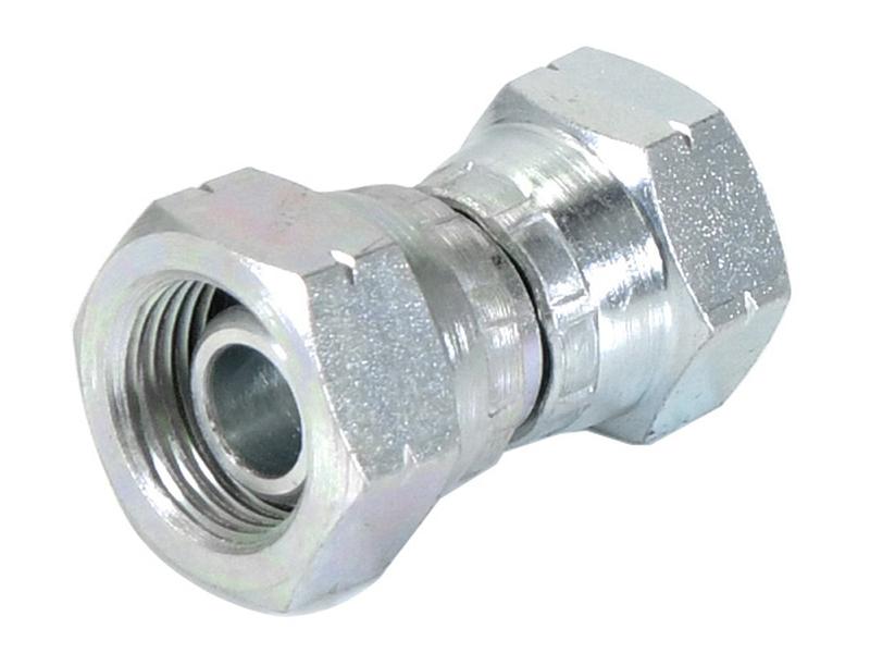 Sparex Hydraulic Adaptor M16 x 1.50 Metric Swivel Female x M18 x 1.50 Metric Swivel Female | S.12024 - Product Image 2