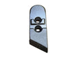 Sparex Carbide Reversible Plough Point, type Kverneland. Hole spacing: 40mm (RH) To fit as: 053090 | S.12026260 - Product Image 1