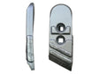 Sparex Carbide Reversible Plough Point, type Kverneland. Hole spacing: 40 mm (RH) To fit as: 053090 | S.12026280 - Product Image 1