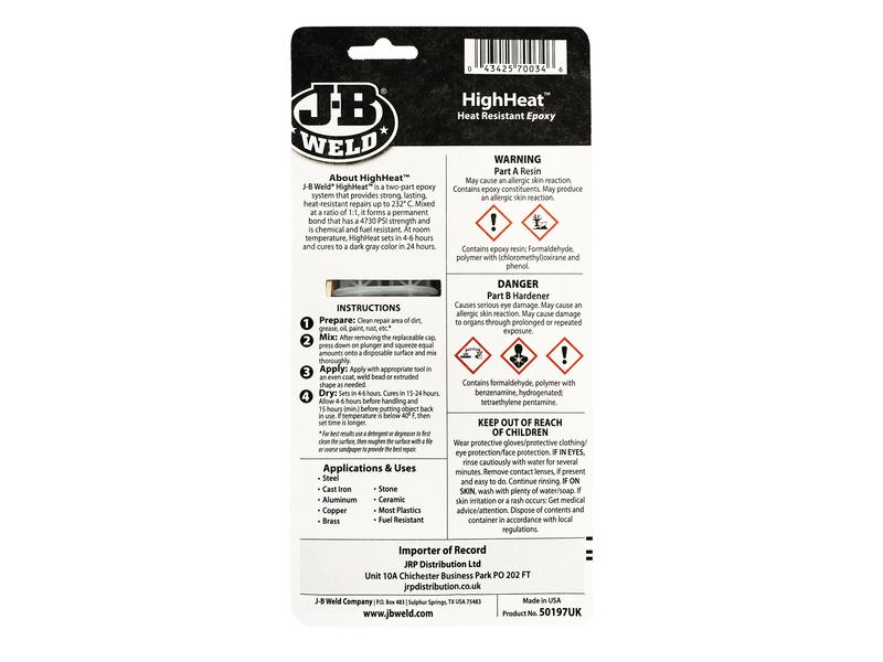 JB Weld HighHeat™ Dark Grey 25ml | S.12038760 - Product Image 3