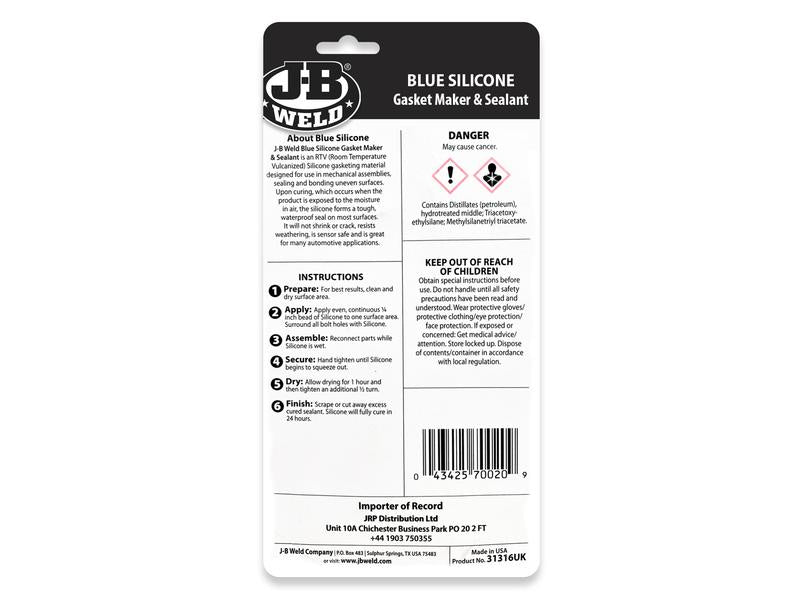 JB Weld Silicone Blue 85g | S.12038790 - Product Image 3