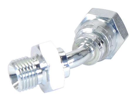 Sparex Hydraulic Adaptor 1/4'' BSP Male x 1/4'' BSP Swivel Female 135° Swept Elbow | S.12052 - Product Image 2