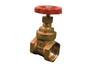 Gate Valve, 3/4 BSP - Brass - Sparex Part No. S.12094