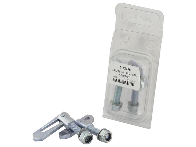 Sparex Agripak Droplok Pin Mini 8x25mm 2-Pack Secure Fastener | S.12196