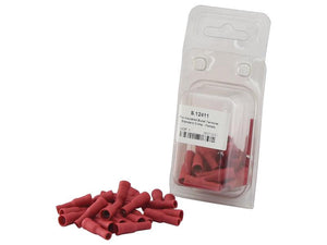 Sparex Agripak 4.0mm Female Bullet Terminals 25 Pack Red Insulated | S.12411