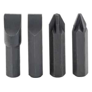 Draper Impact Screwdriver Bit Set (4 Piece) - 2800M/4 - Farming Parts