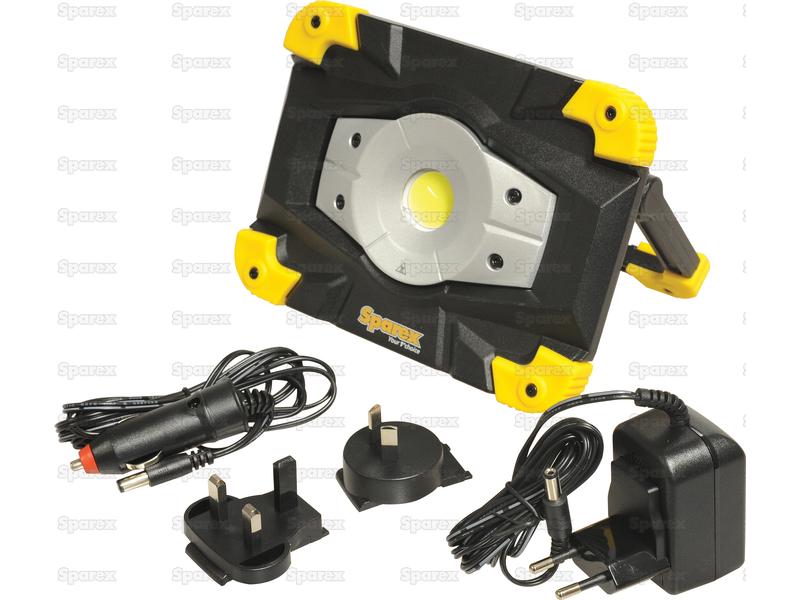 Sparex LED Rechargeable Flood Light with Power Bank, 20W. | S.127993 - Product Image 3
