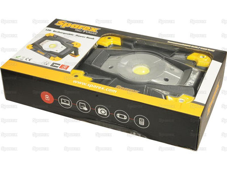 Sparex LED Rechargeable Flood Light with Power Bank, 20W. | S.127993 - Product Image 7